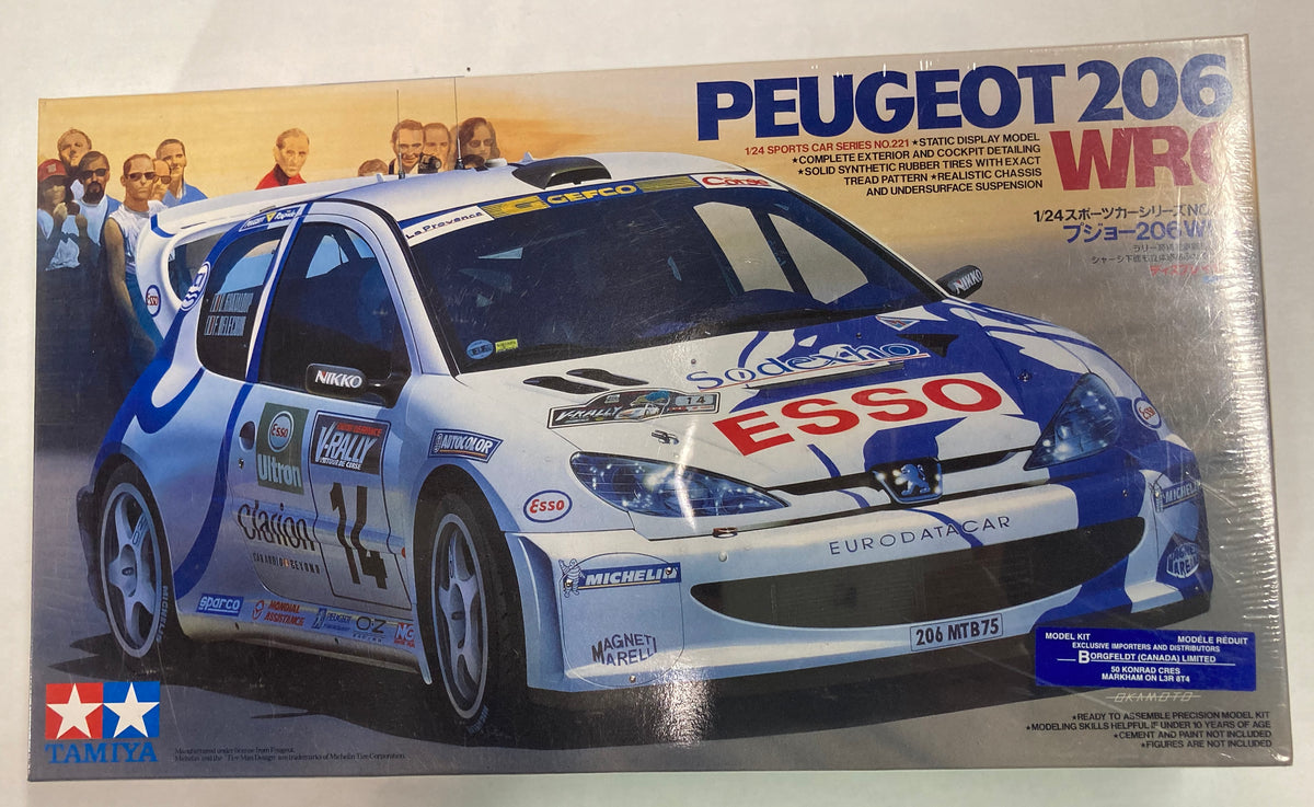 Tamiya 1/24 Sports Car Series Peugeot 206 WRC