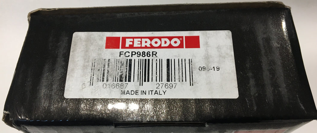 Ferodo FCP986R Front Brake Pad DS3000