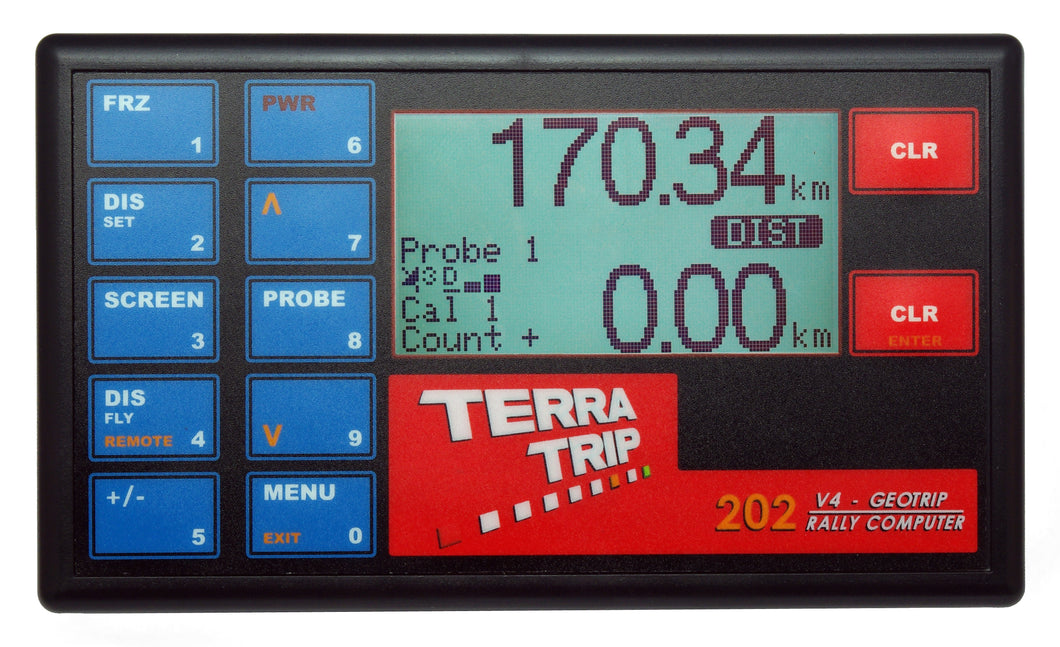 TerraTrip T002G 202 GeoTrip V4 Rally Car Tripmeter