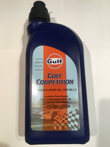 Gulf Competition Racing Gear Oil 75W-90LS & 75W-140LS 1L