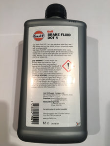 Gulf Brake Fluid DOT-4 Synthetic 1L