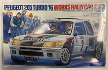 Load image into Gallery viewer, Tamiya Peugeot 205 Turbo 16 Works Rally Car 1/24 Scale