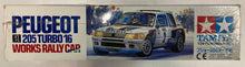 Load image into Gallery viewer, Tamiya Peugeot 205 Turbo 16 Works Rally Car 1/24 Scale