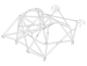 Custom Cages Subaru Impreza Step 3 Weld In T45 Metal Roll Cage With Accessories: PLEASE CONTACT US